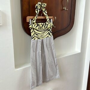 Zebra glam rockstar dress S
